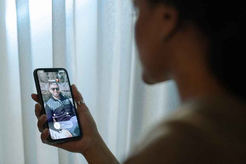 A smartphone displaying an incoming call labeled as