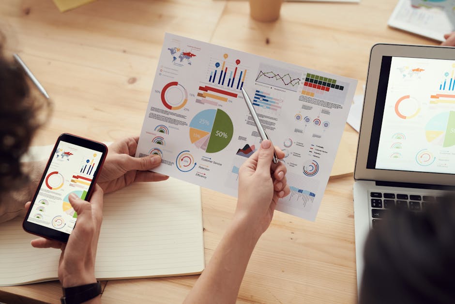 A creative visualization of a business team analyzing call data on screens with graphs and call patterns