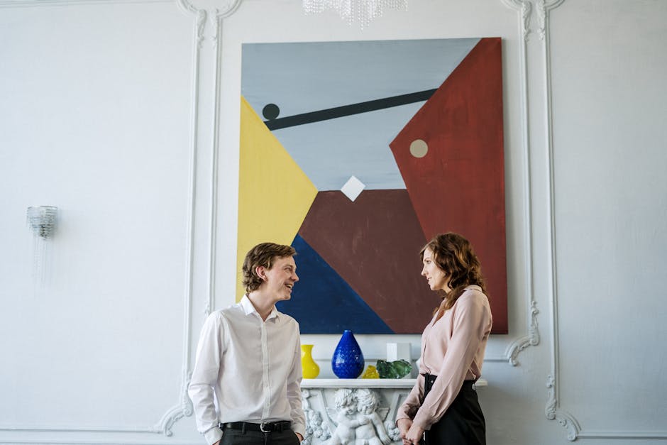 An illustration of a modern dental practice with smiling staff helping a patient feel at ease, symbolizing effective communication and patient engagement.