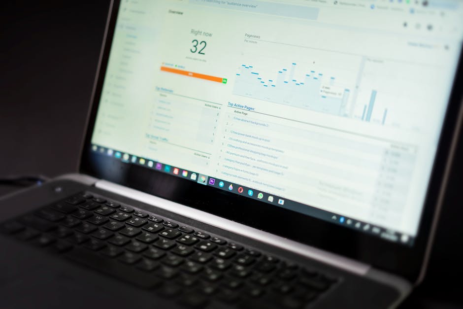 A visual depiction of a centralized management portal interface with performance metrics and analytics displayed on a vibrant dashboard.