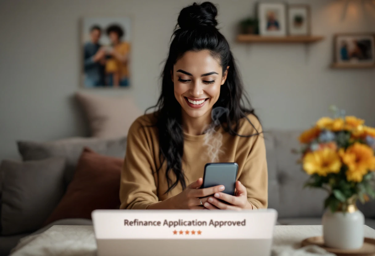 A visual representation of a person receiving timely communication after a refinance inquiry, illustrating the importance of quick follow-ups.