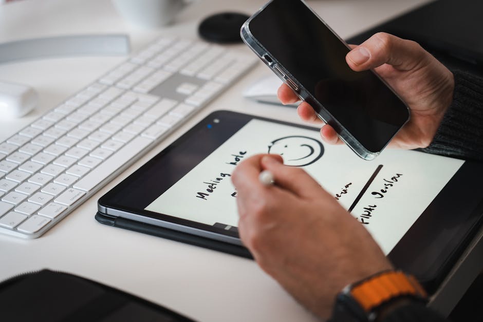 An illustration showing a smartphone seamlessly integrating a VoIP number, with visual representations of connectivity and business communication.