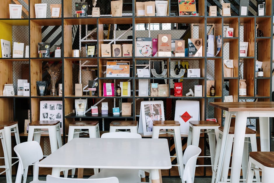 An inviting display of various gluten-free baked goods arranged in a cozy bakery setting, showcasing a warm and welcoming environment.