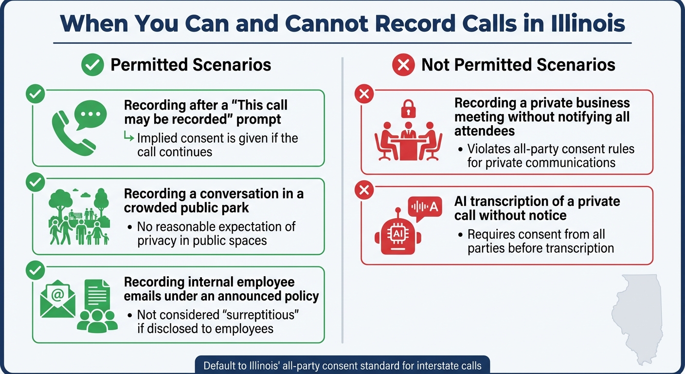 Illinois Call Recording Compliance: When You Can and Cannot Record