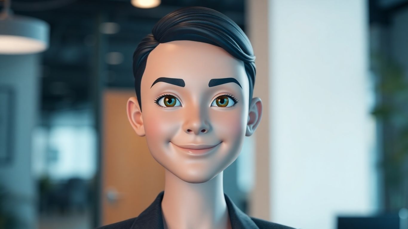 AI virtual receptionist avatar
