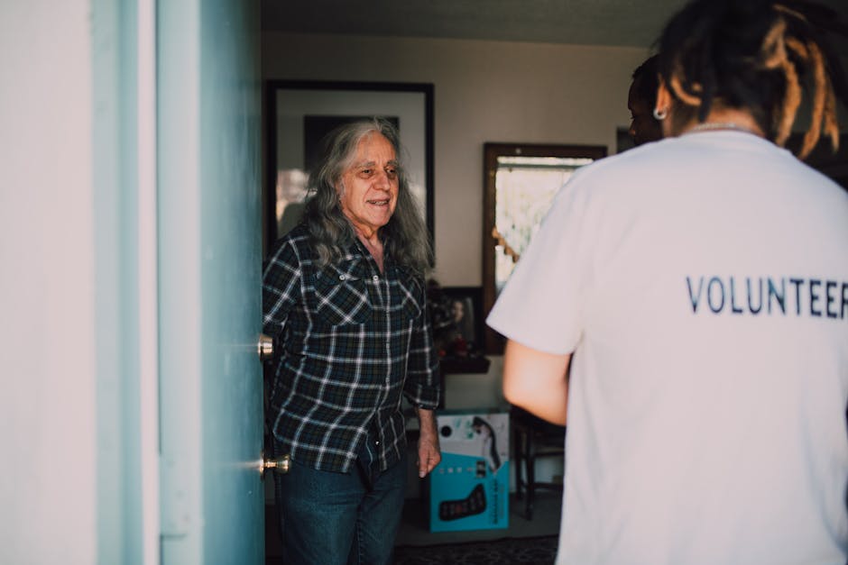 A warm, inviting tutoring service environment with a phone agent speaking with a family, emphasizing personal connection and support.