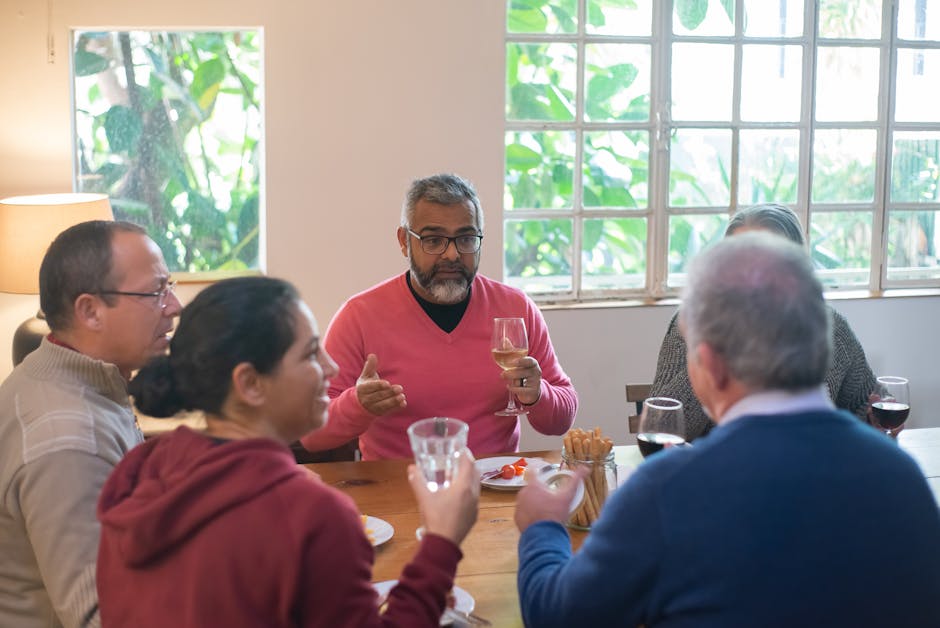 Image of a diverse group of people enjoying high-quality chocolates in a cozy setting, highlighting their joy and satisfaction.