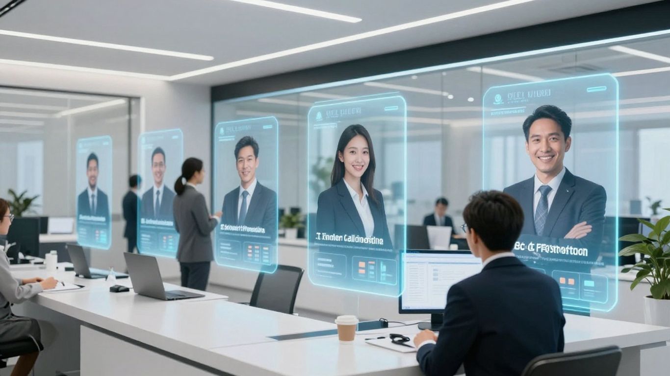 AI CRM in real estate office
