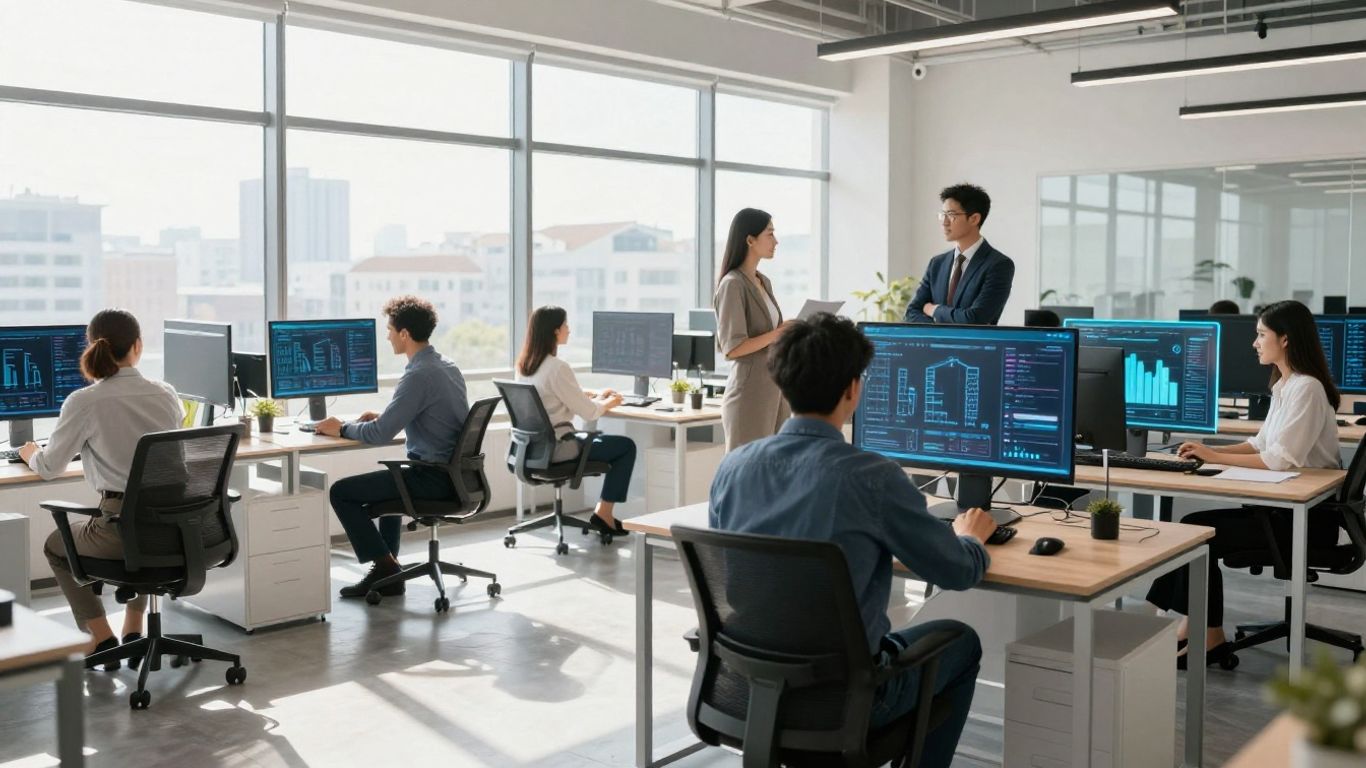AI enhancing commercial real estate client interactions.