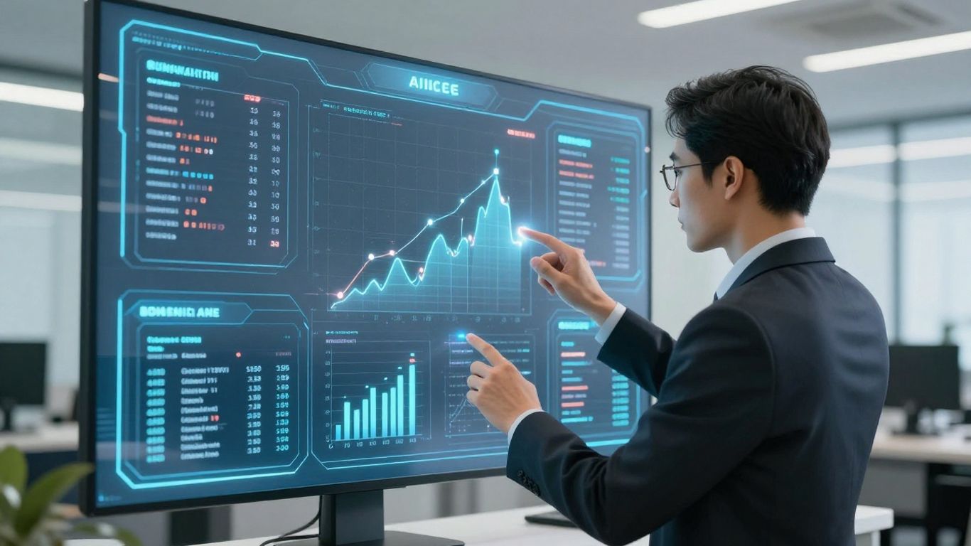 AI interface in a real estate office