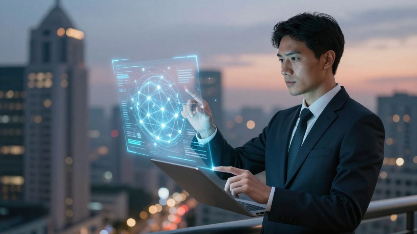 Realtor using AI for business growth.