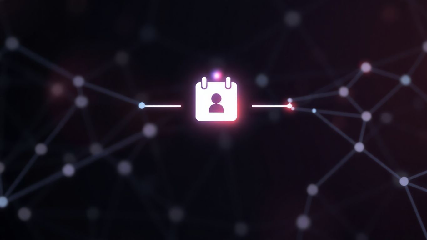 AI appointment setter connecting to a digital calendar.