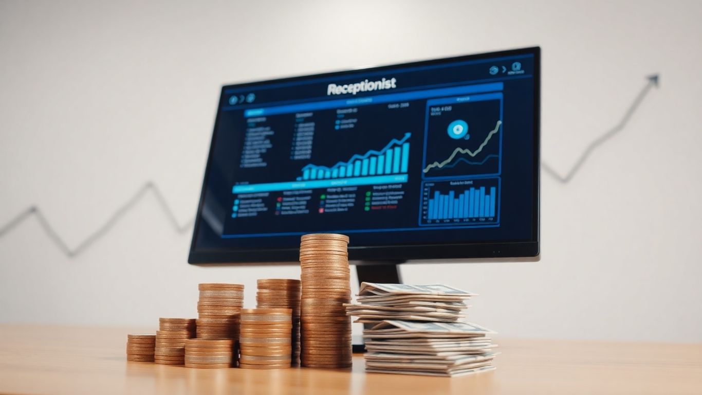 AI receptionist saving money with annual plans