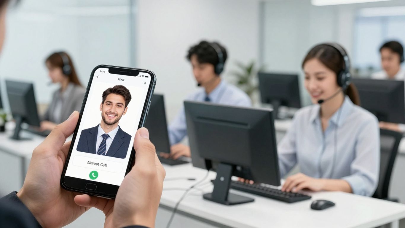 HVAC business calls, automated service, professional agents