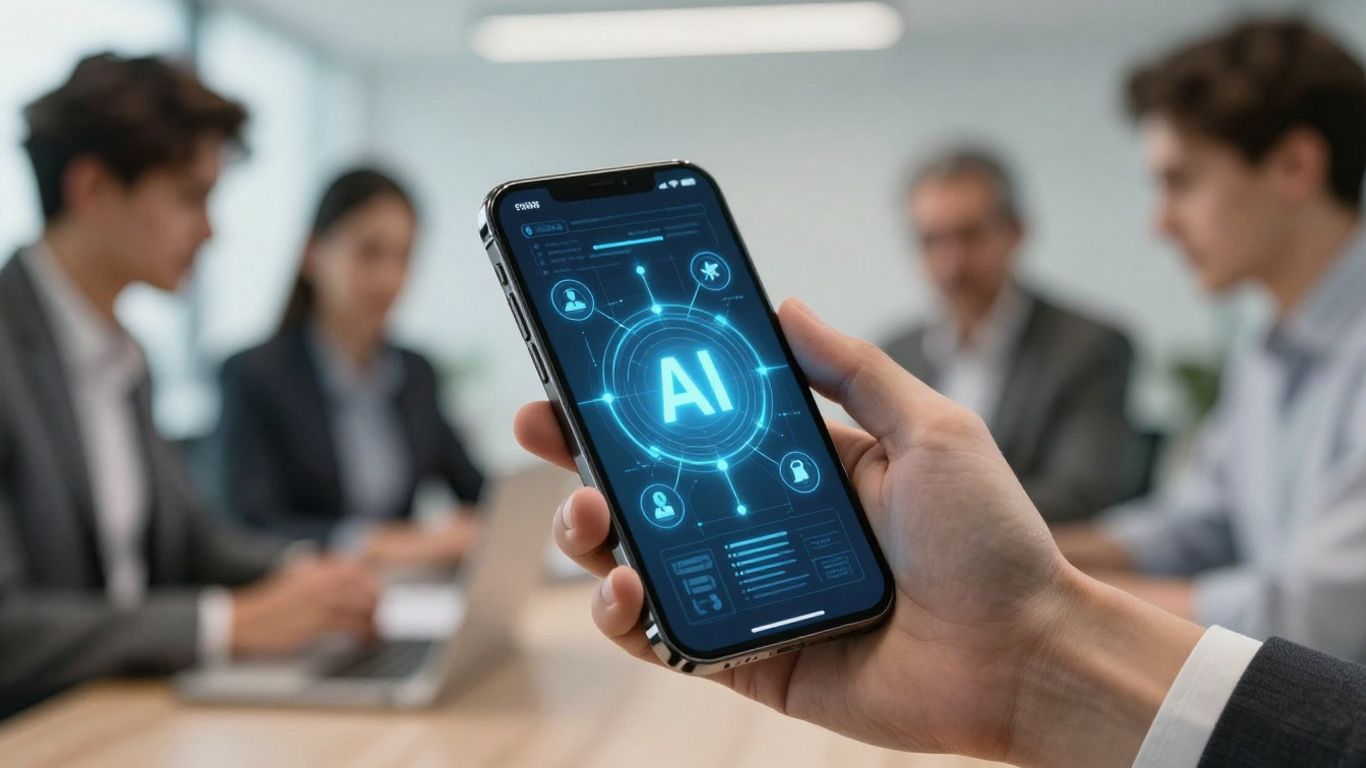 AI phone call answering integration in business.