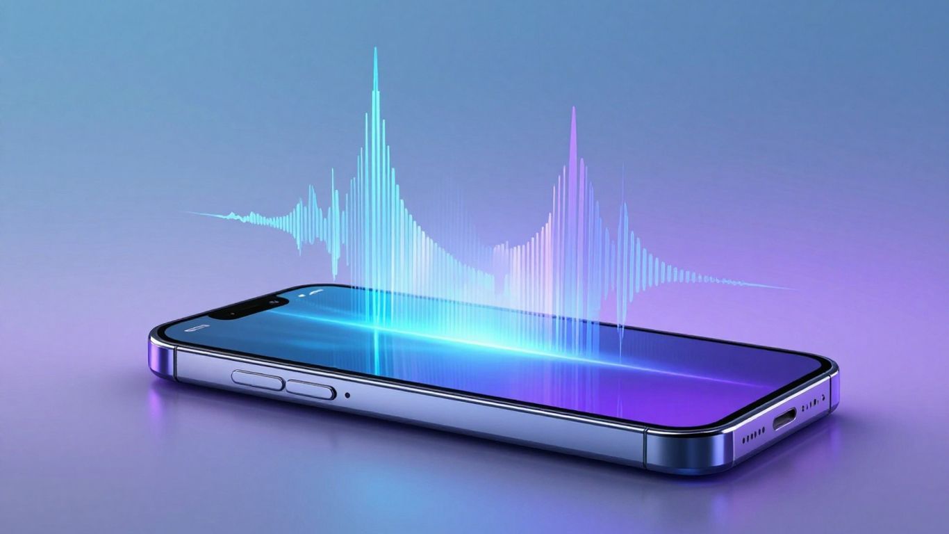 AI phone assistant interface on a smartphone screen.