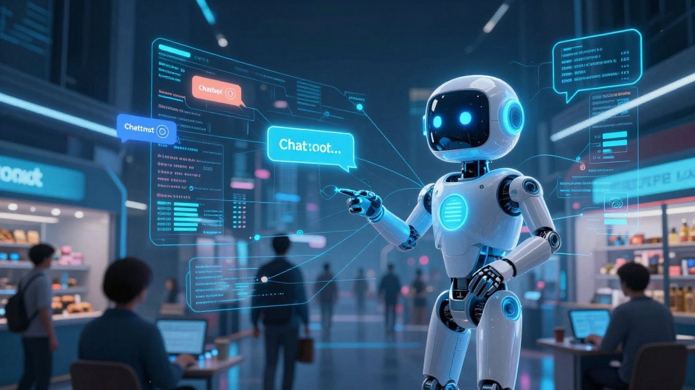 AI chatbot integrated with an online store.