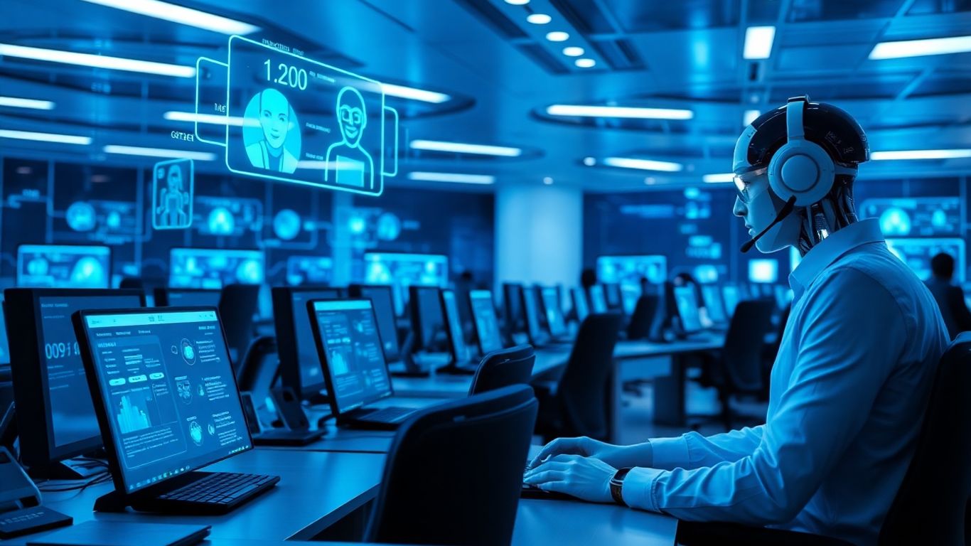 AI assisting call center agents