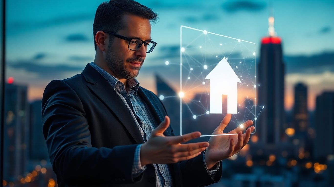Real estate agent using AI sales tools