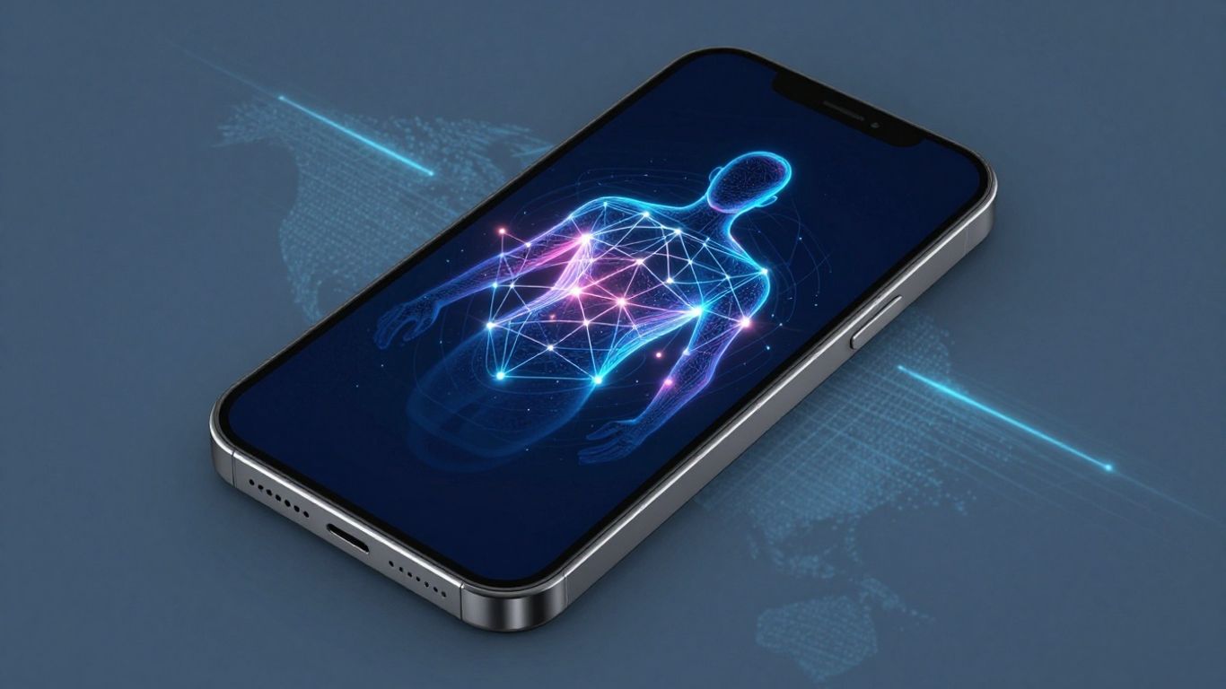 AI cold calling software interface on a smartphone.