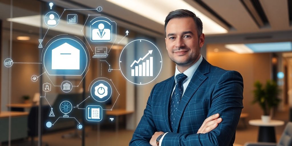 Insurance broker using AI phone system.