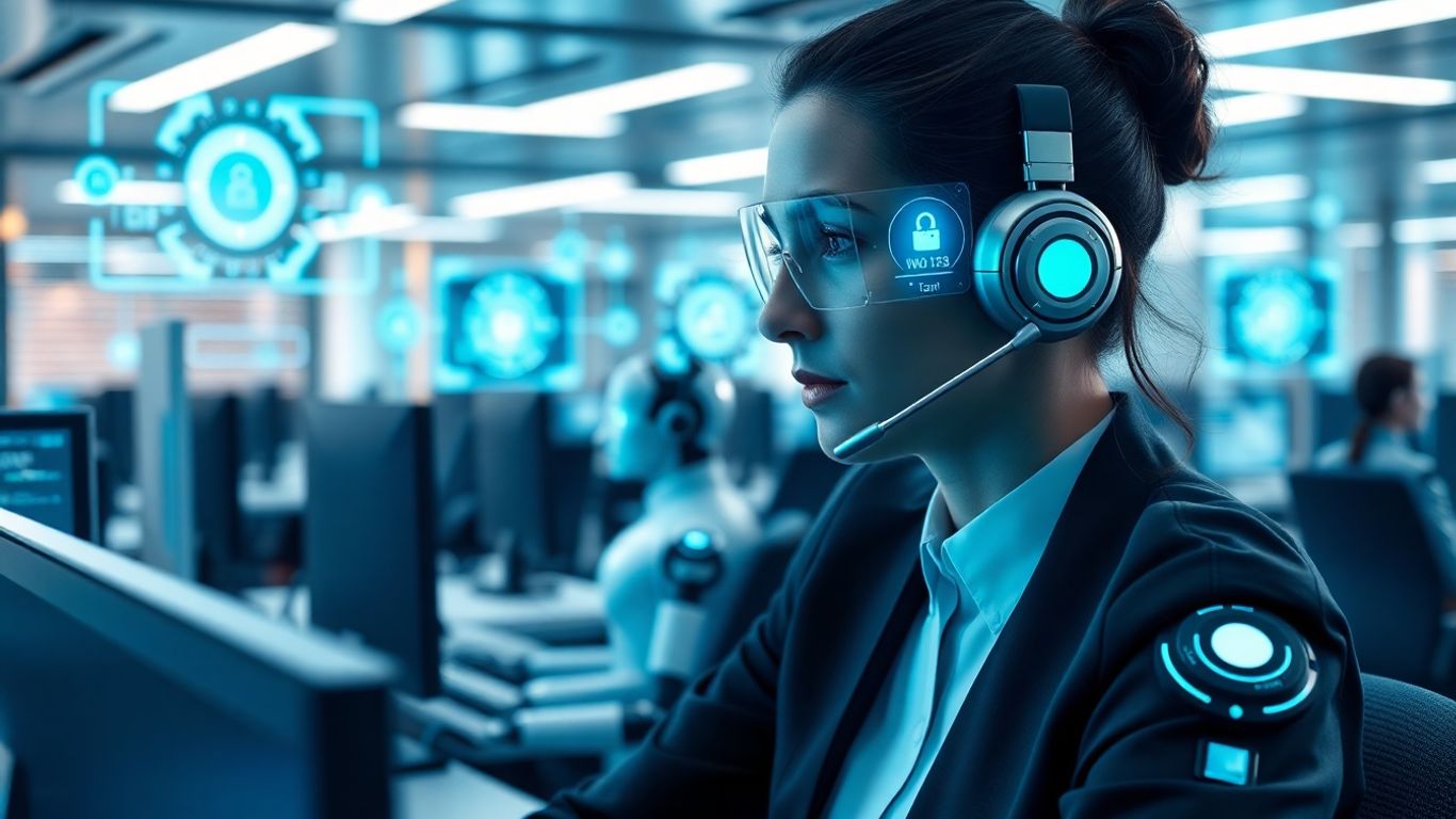 AI assisting call center agents