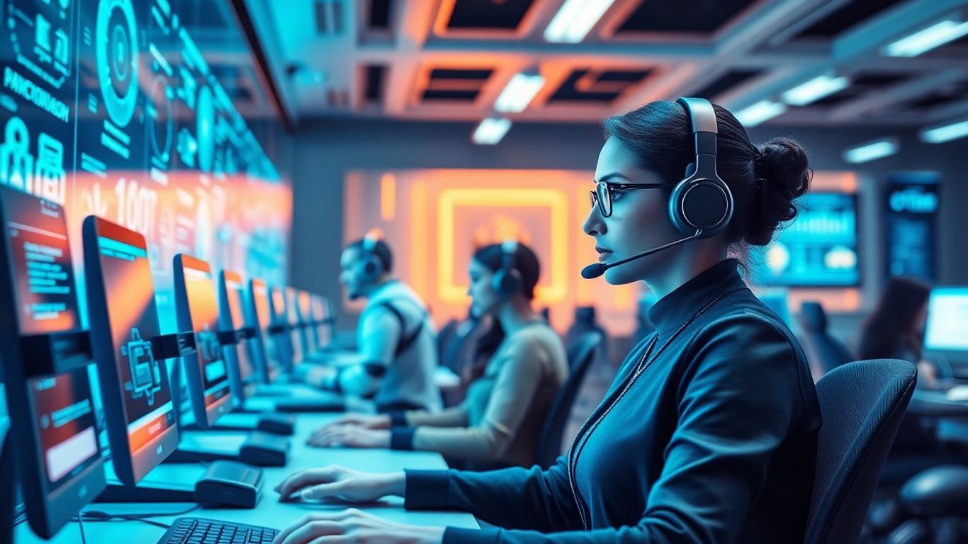 AI assisting customer service agents