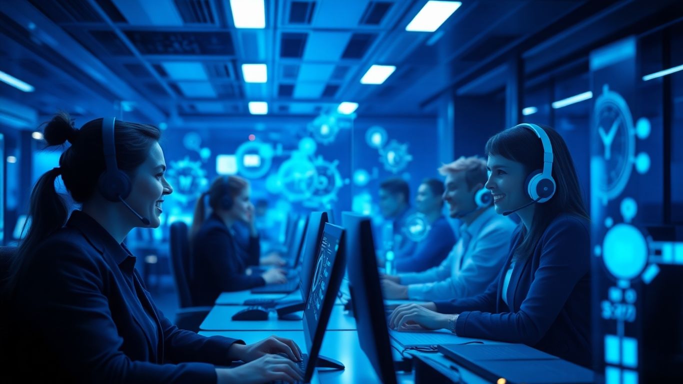 AI call center automation