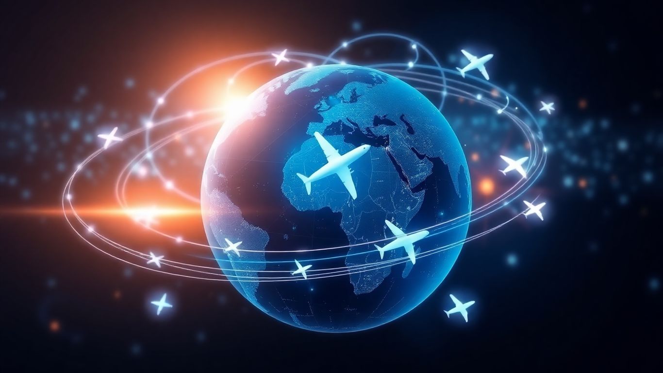 AI chatbot assisting with airline travel and operations.