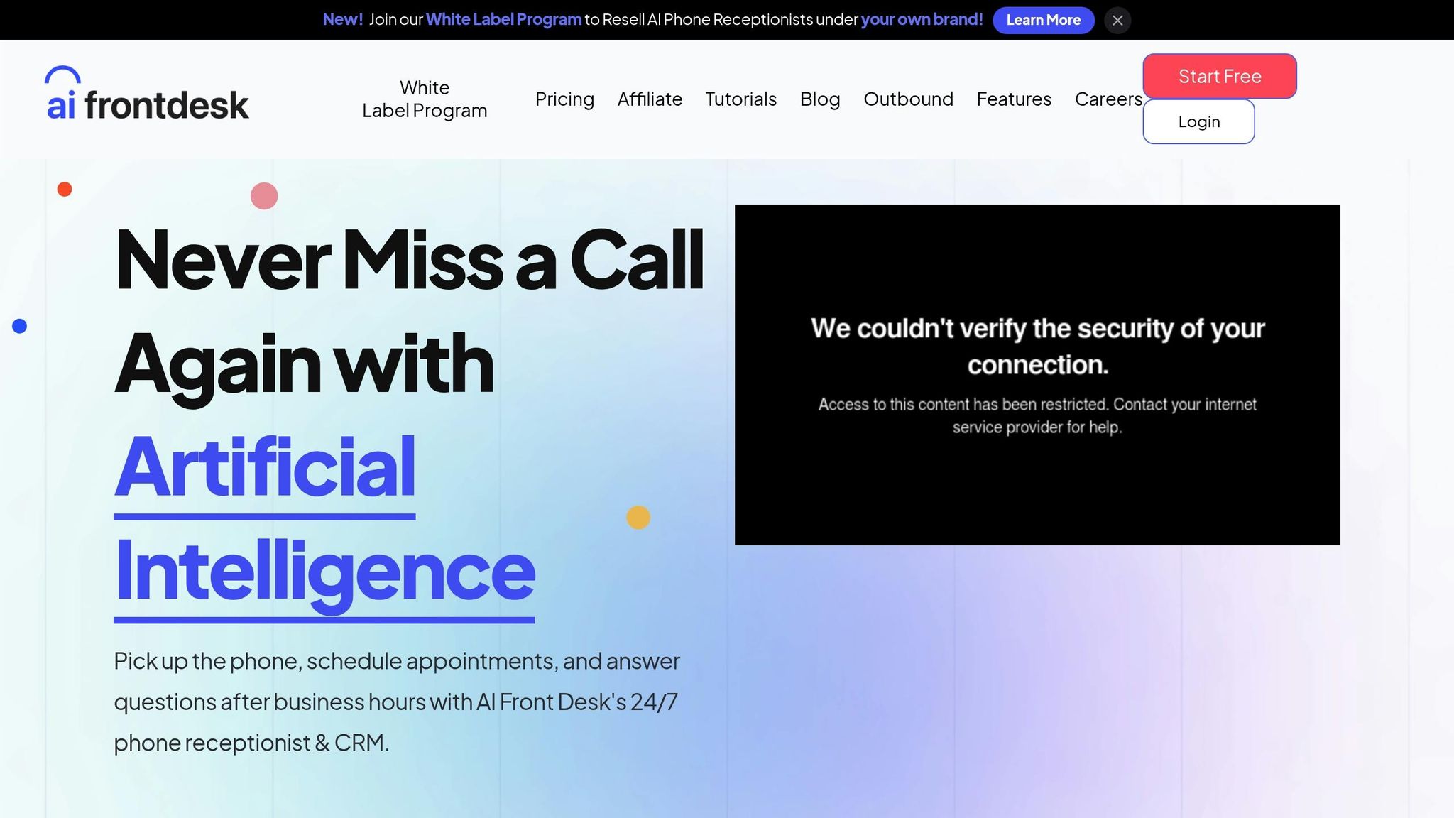 My AI Front Desk