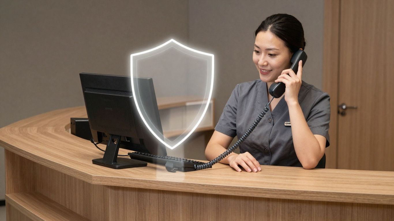 Medical office answering service security and compliance