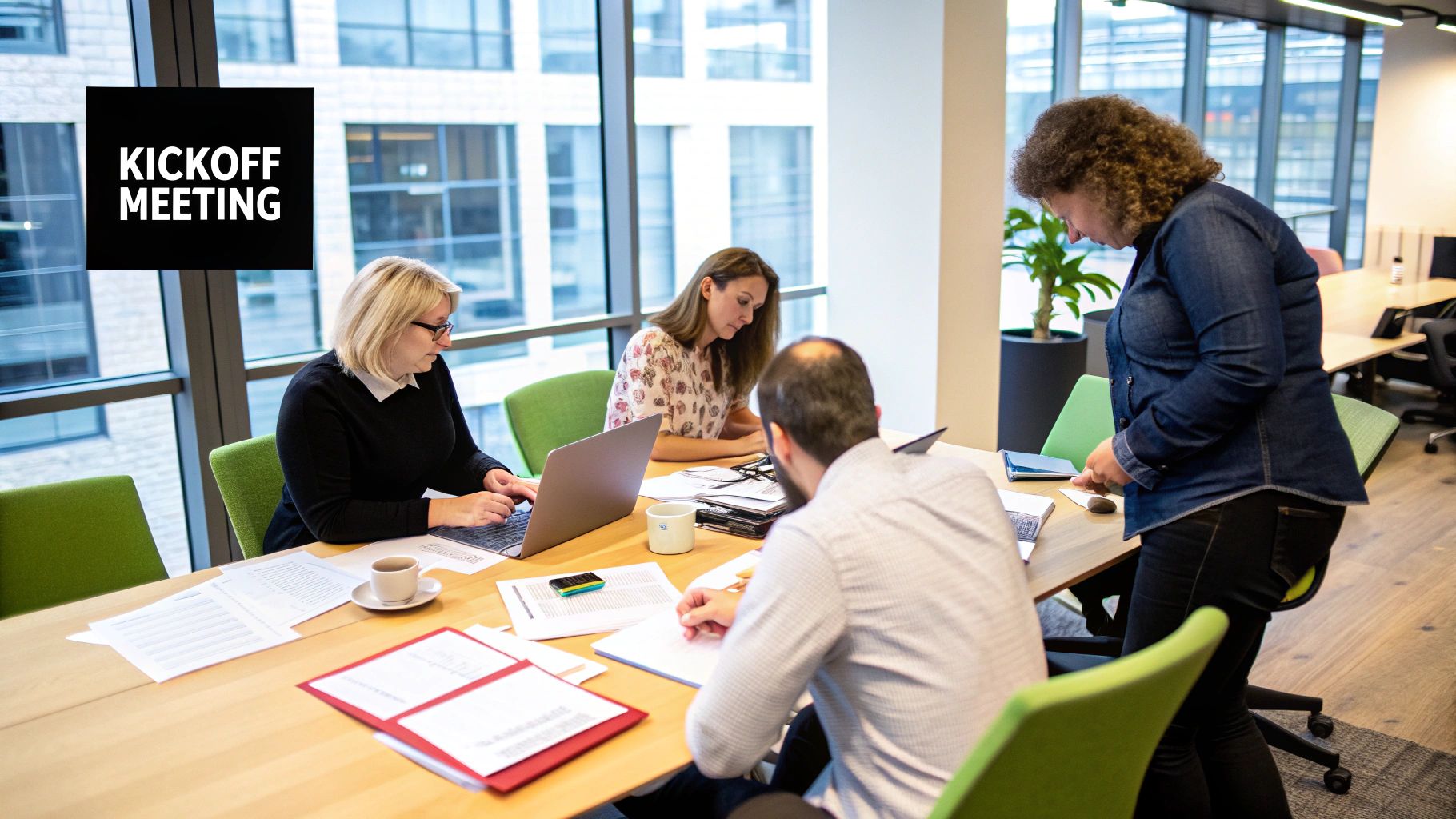Image illustrating client communication
