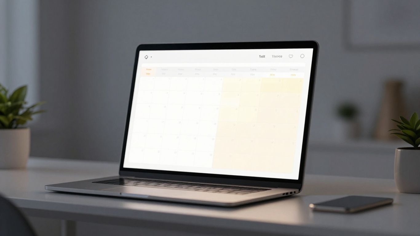 Lindy AI appointment scheduling interface on a desk.