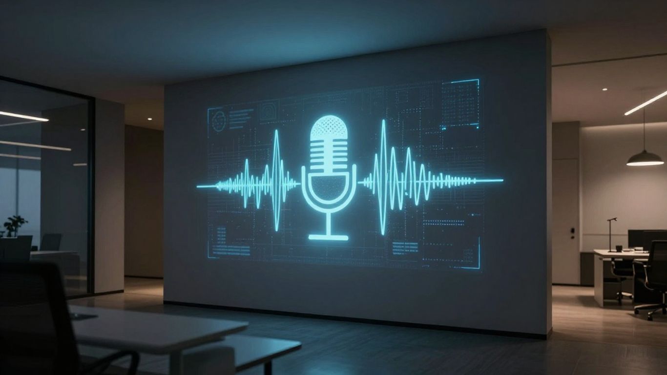 Murf AI logo with sound wave graphic