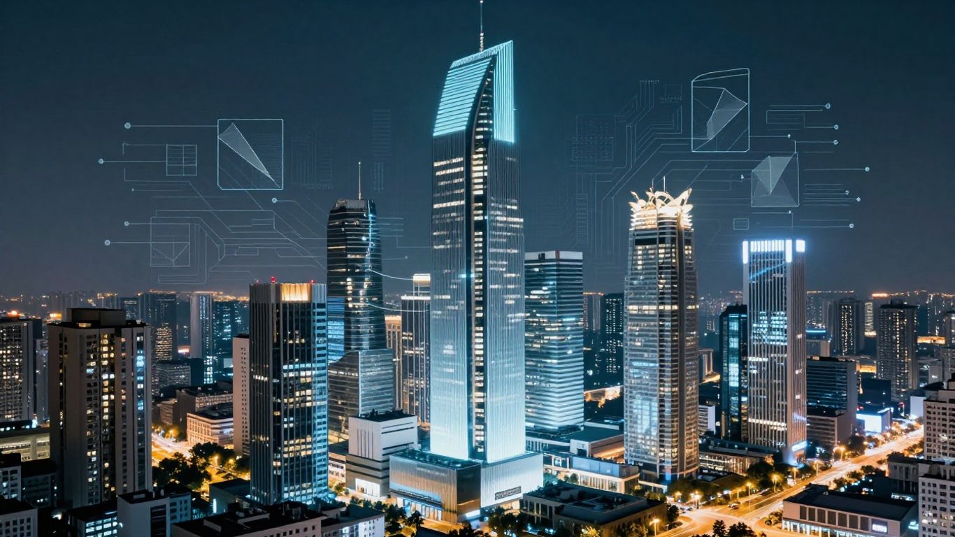 AI technology impacting real estate sector cityscape