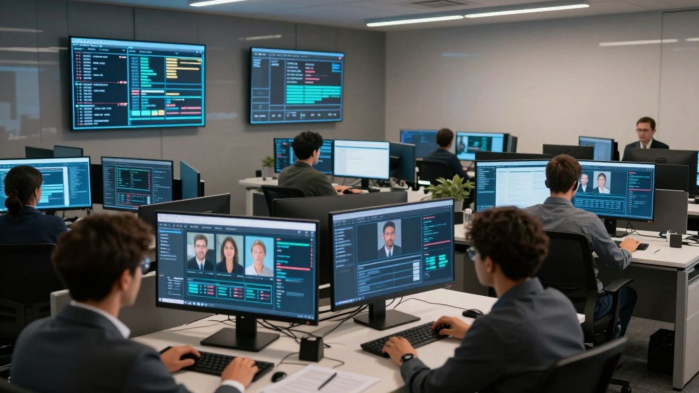Virtual call center agents using advanced technology and holographic displays.