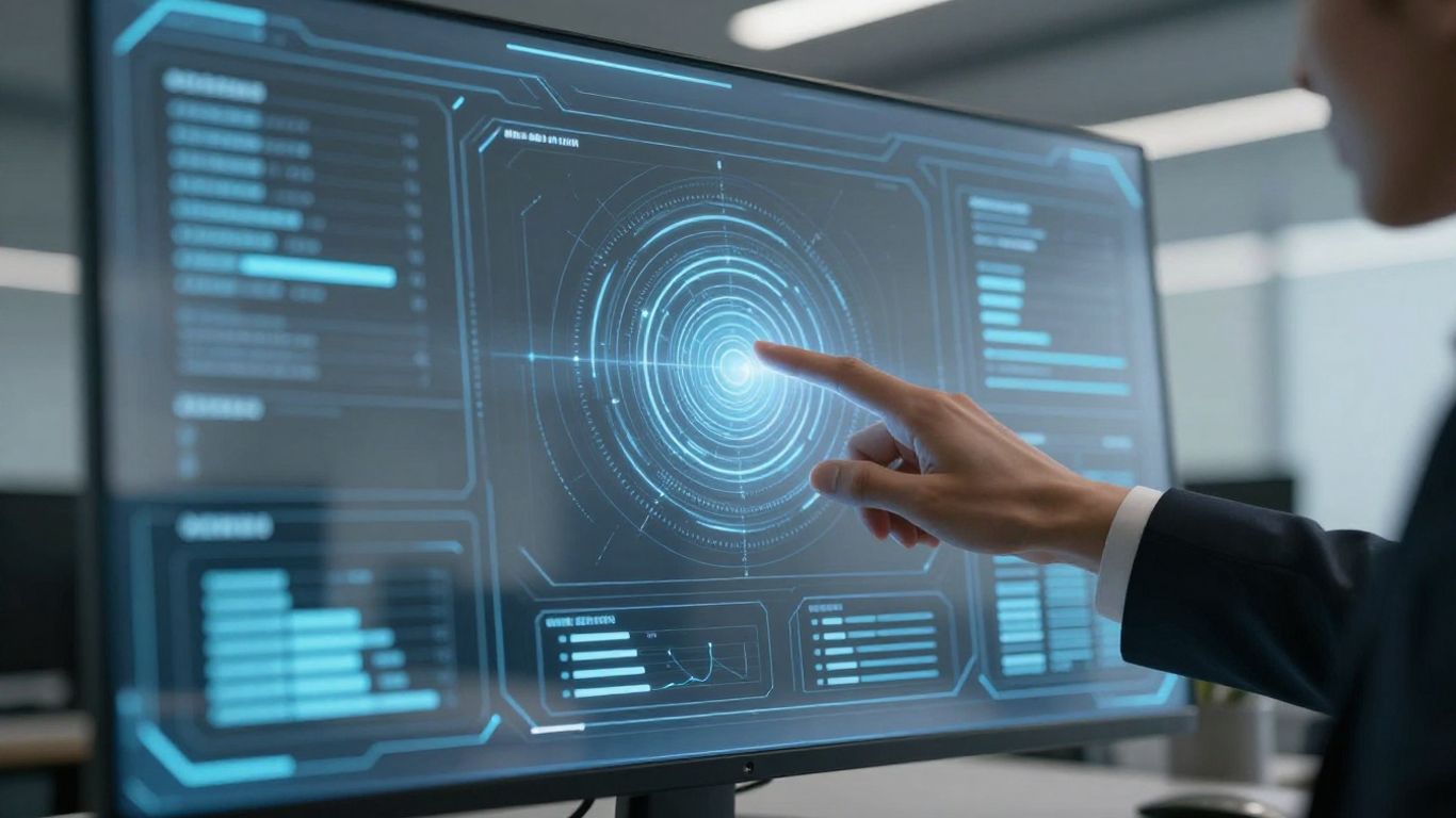 AI call answering software interface on a screen.