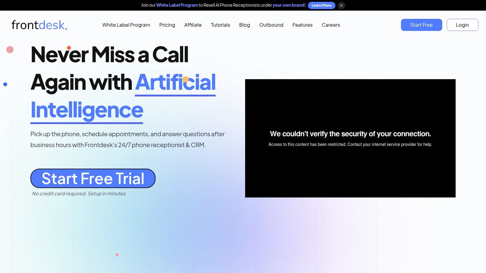 My AI Front Desk
