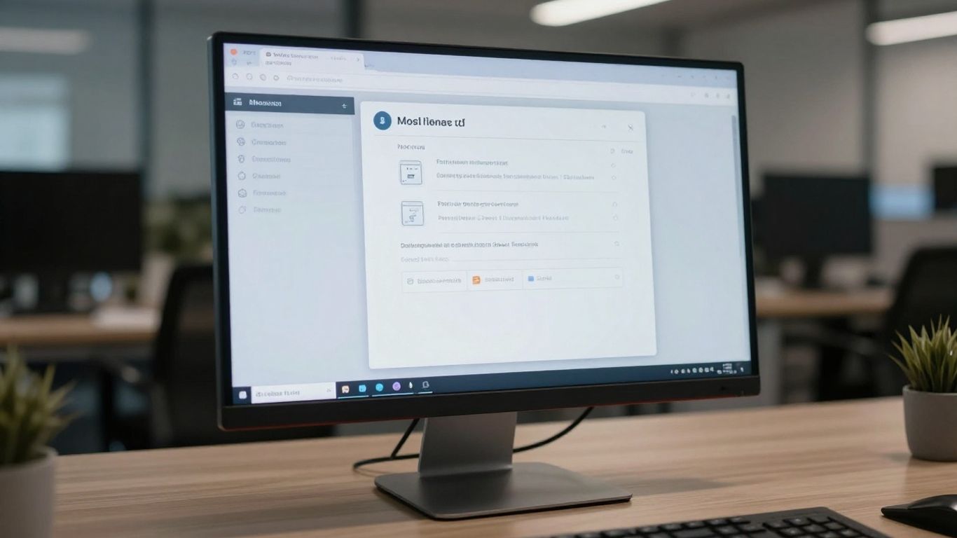 Intercom AI chatbot interface on a computer screen.