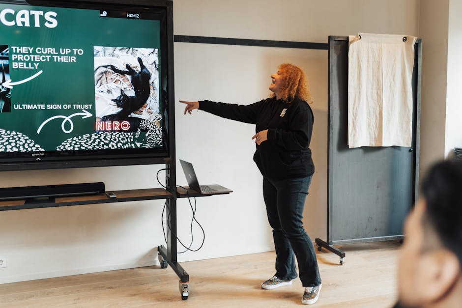 A vibrant image of a training session where resellers learn to use cutting-edge technology effectively, with engaging visuals and interactive components.
