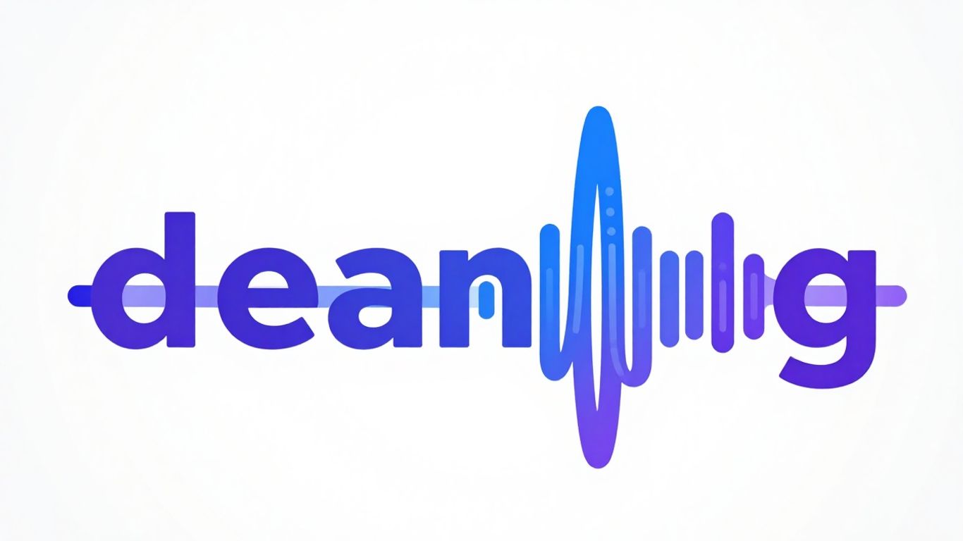 Deepgram logo with sound wave design.