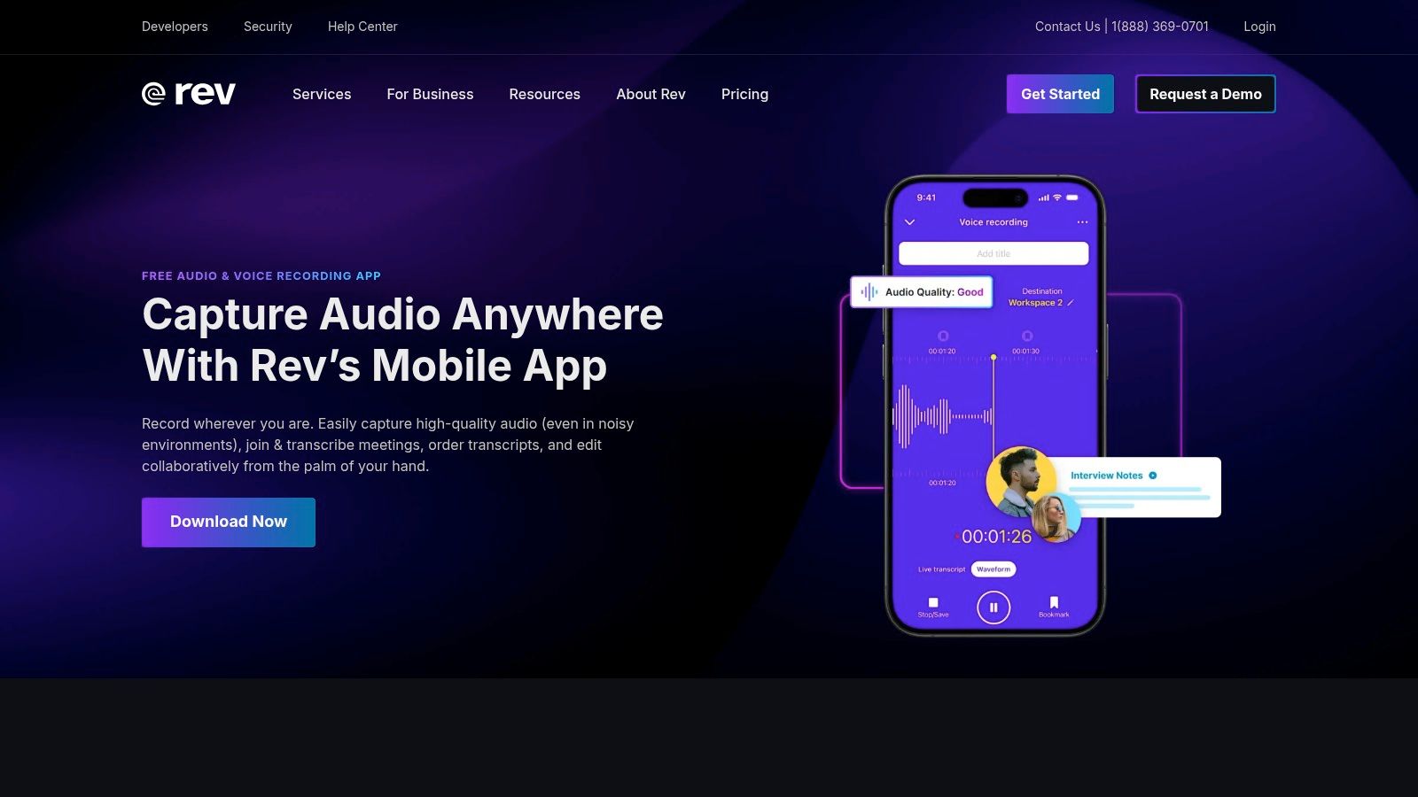 Rev Voice Recorder