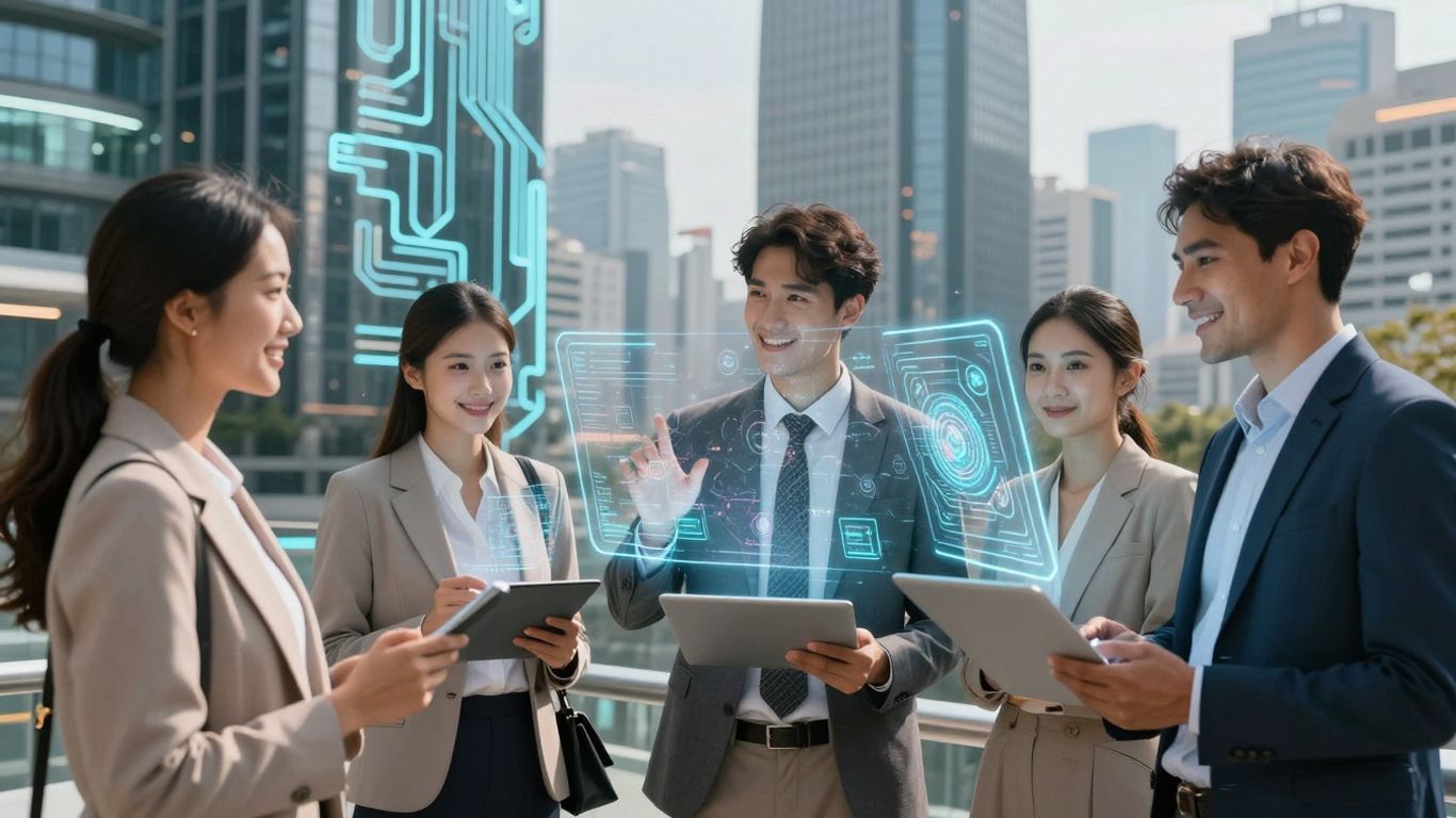AI transforming business with customer support automation.