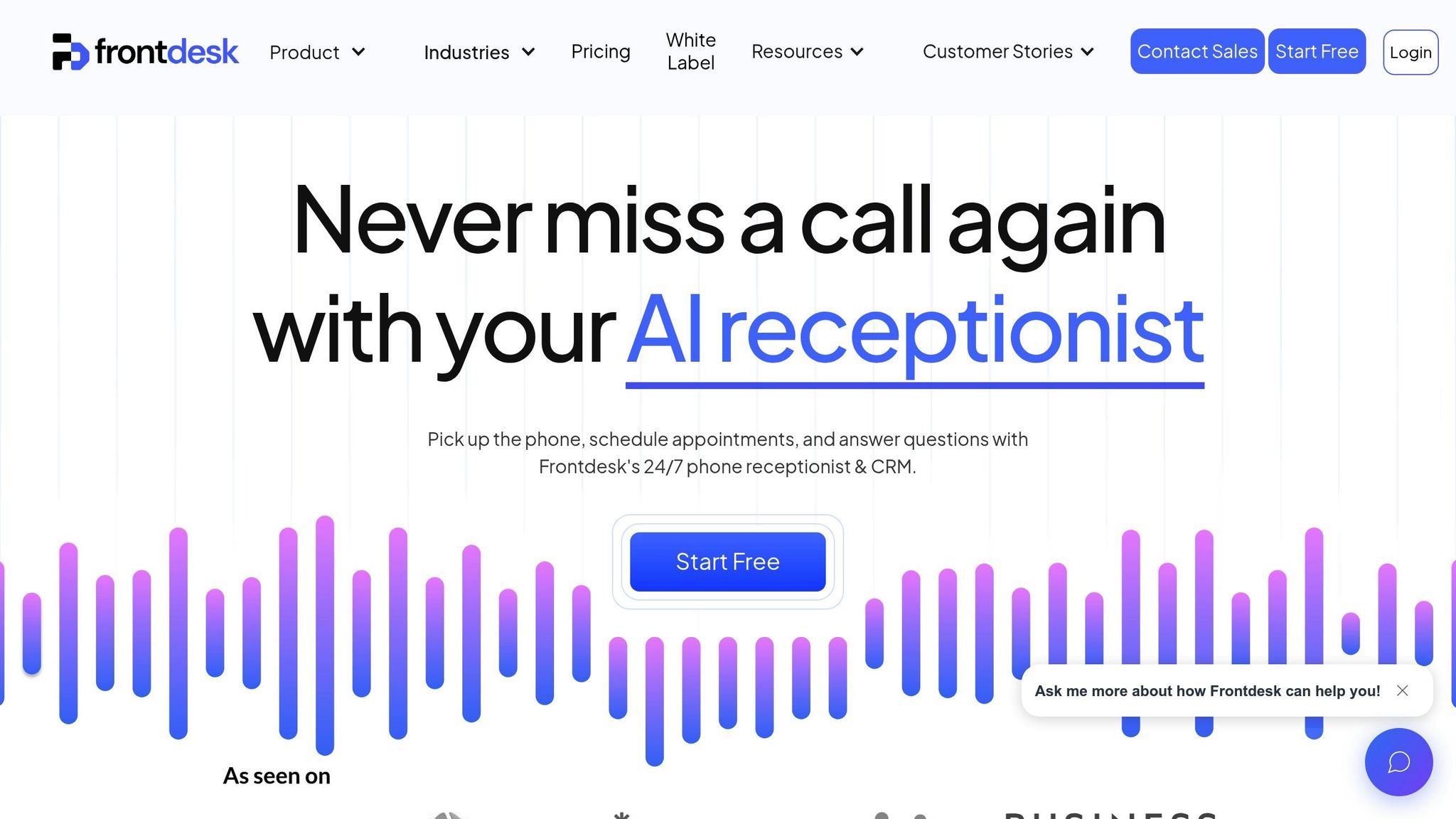 My AI Front Desk