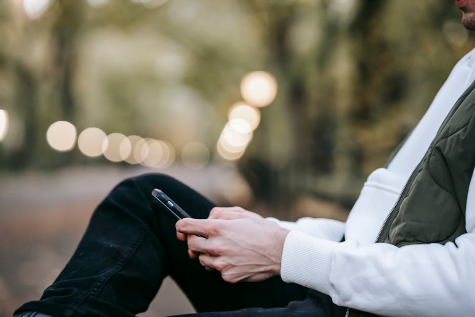 A split-screen image showing a customer texting on one side and a business representative responding in real-time on the other side, with icons illustrating chat bubbles and engagement.