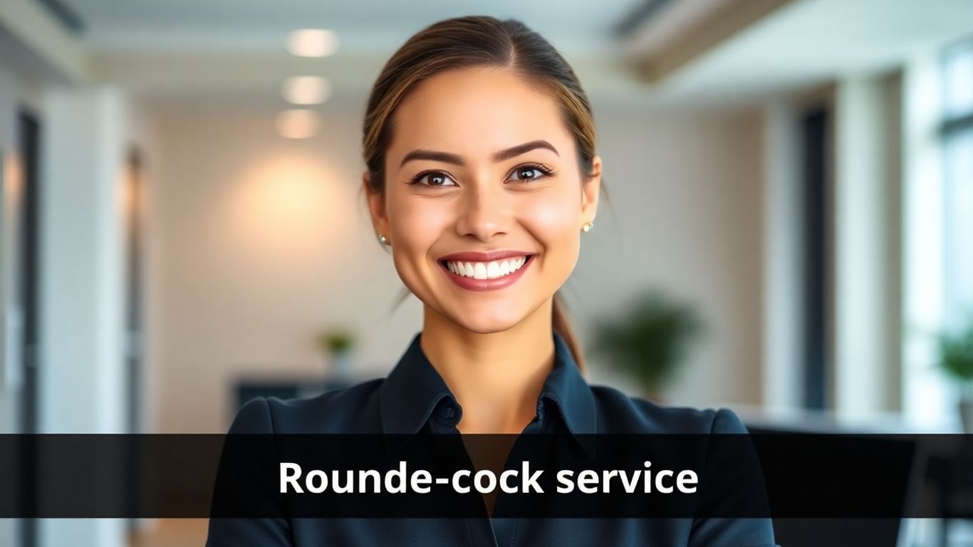 Friendly receptionist ready to assist