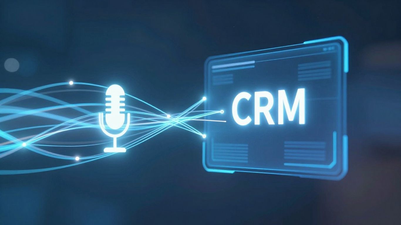 Voice AI integrating with CRM for business growth.