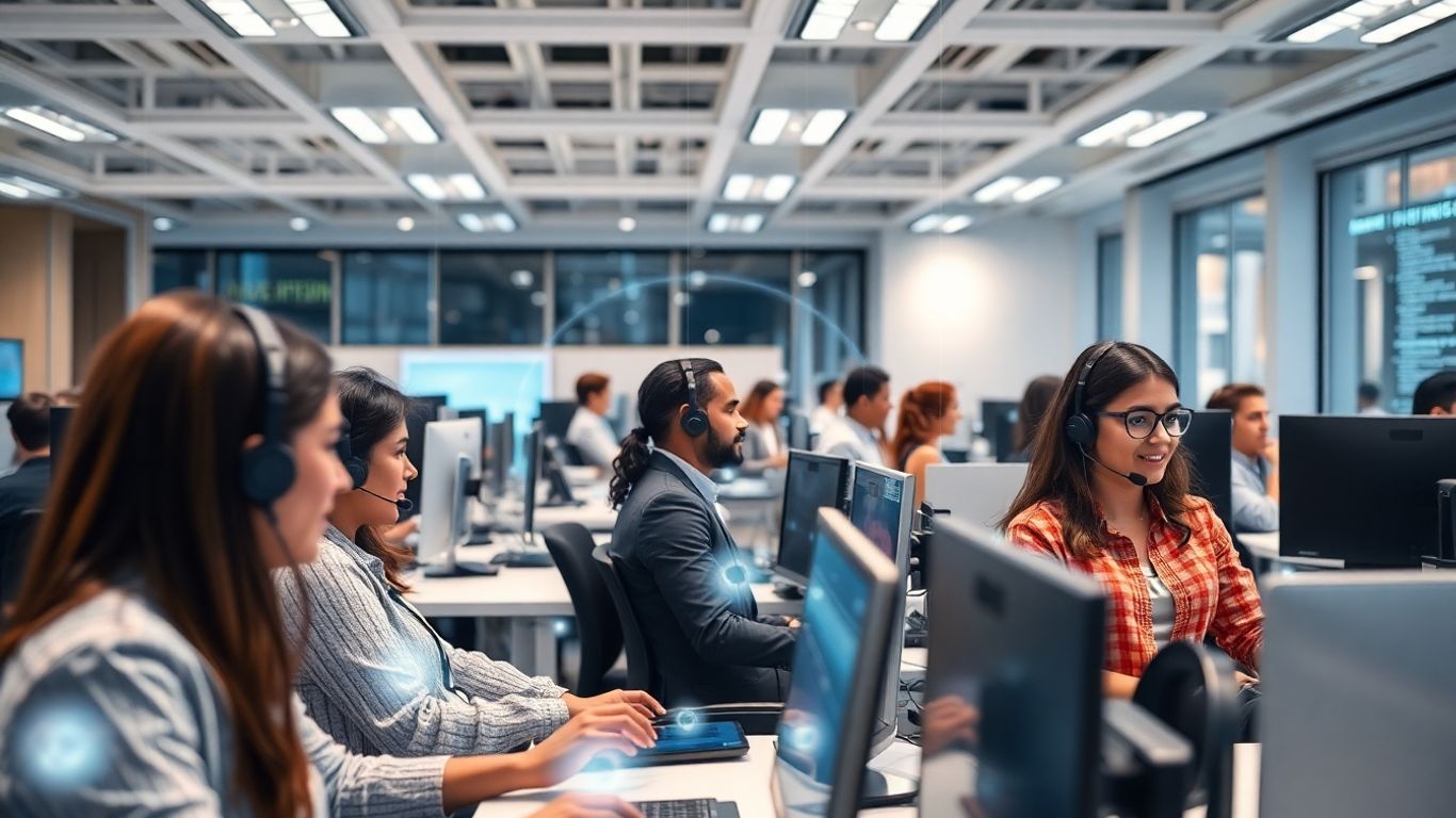 AI call center automation benefits
