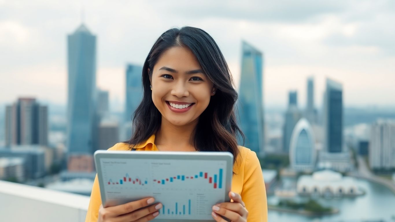 Filipino virtual assistant managing finances globally.