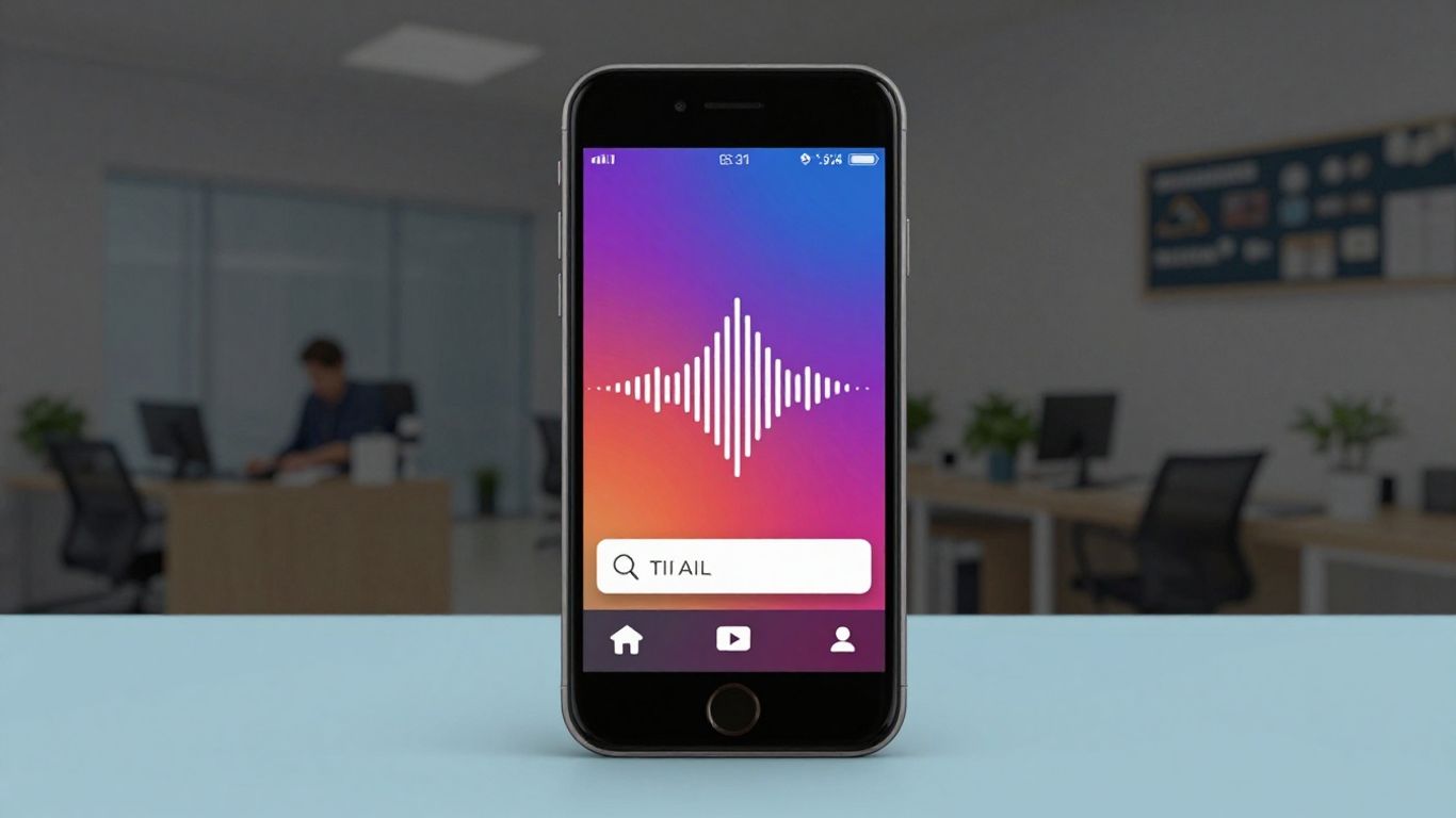 AI voicemail interface on a smartphone screen.